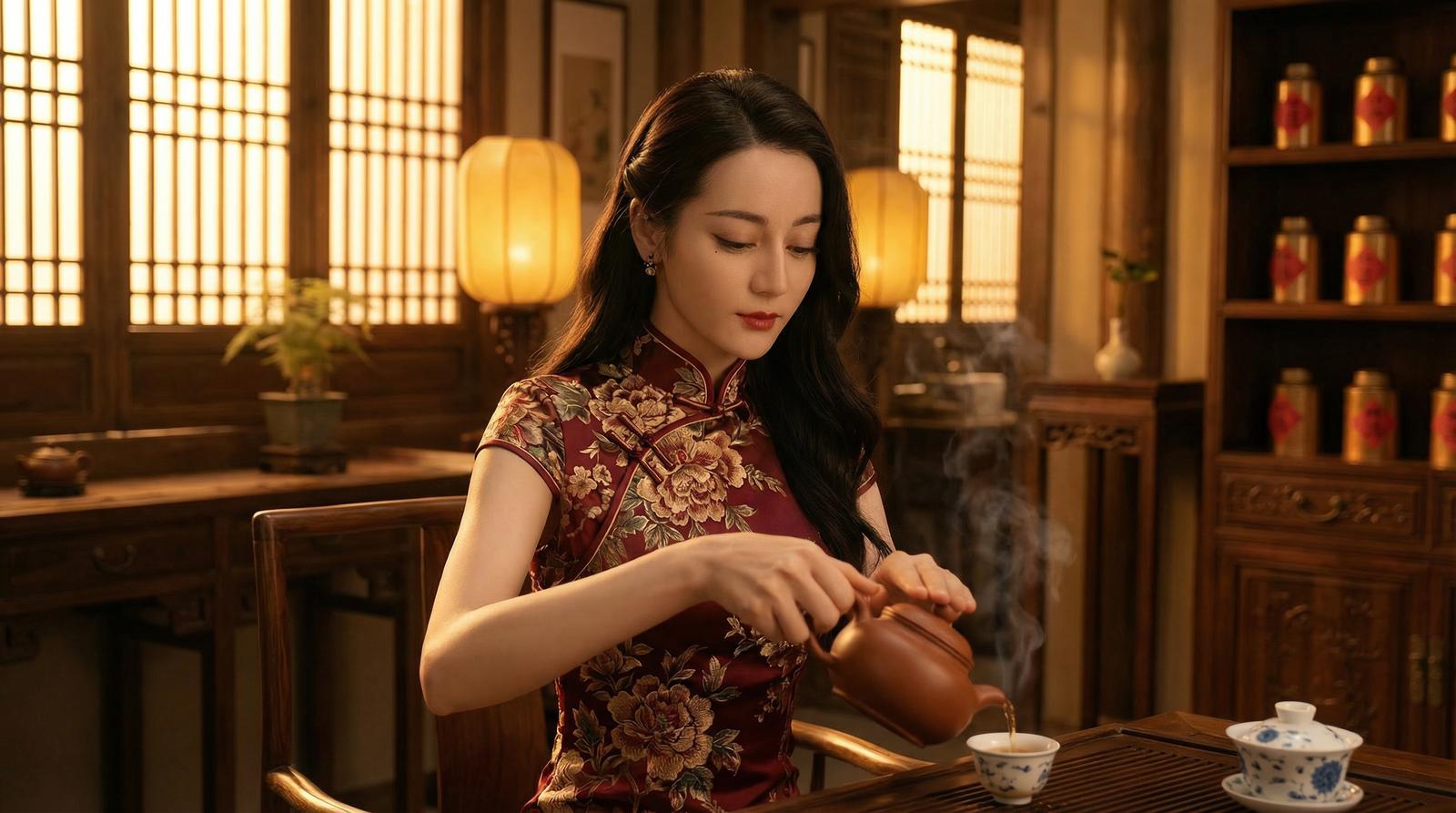 无限臀山古风茶艺写真视频